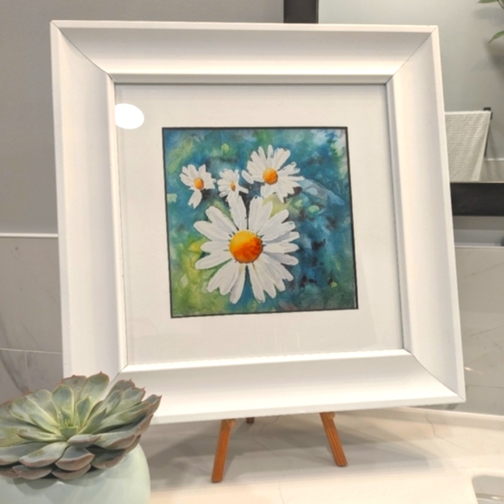 SOLD❤️Host Pick ❤️🎨 Framed & matted 8 x 8 Art Print 🎨 - Picture 1 of 3